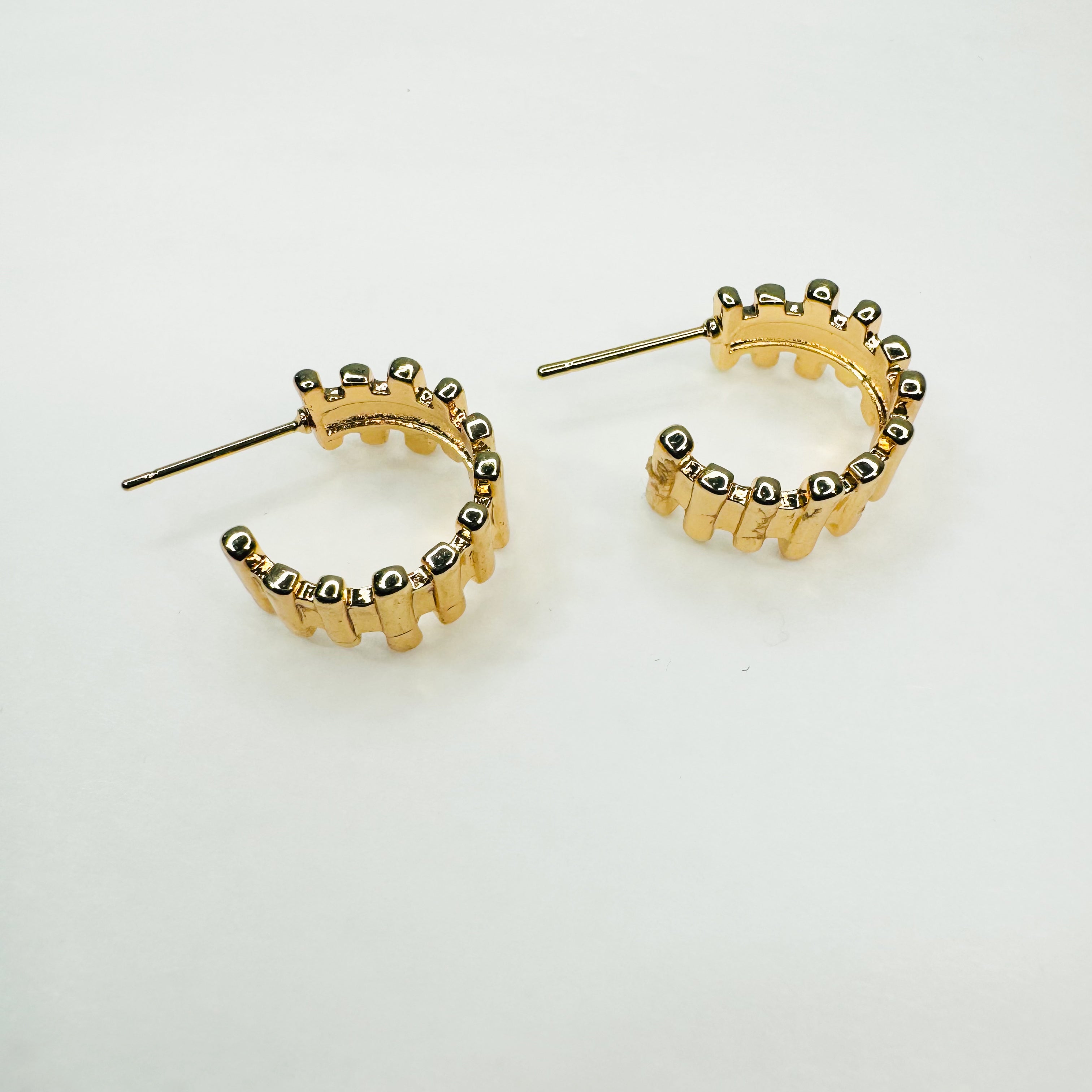 Faye Cubic Channel Hoop Earring – Other Ore