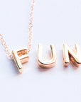 Gold Letter Necklace
